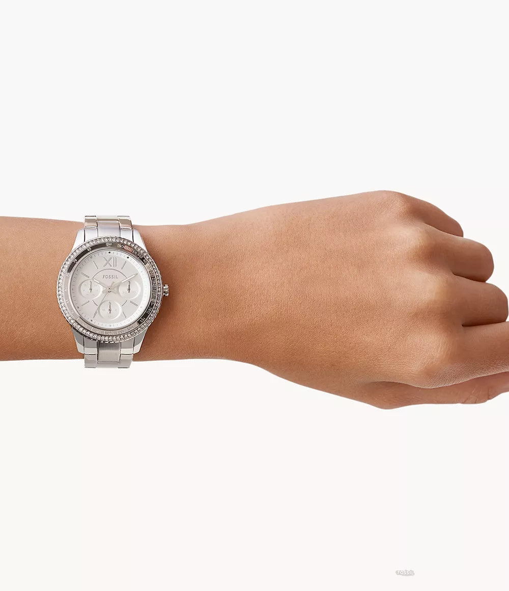 ES5108 Reloj Fossill Stella de mujer banda de acero inoxidable 37 mm