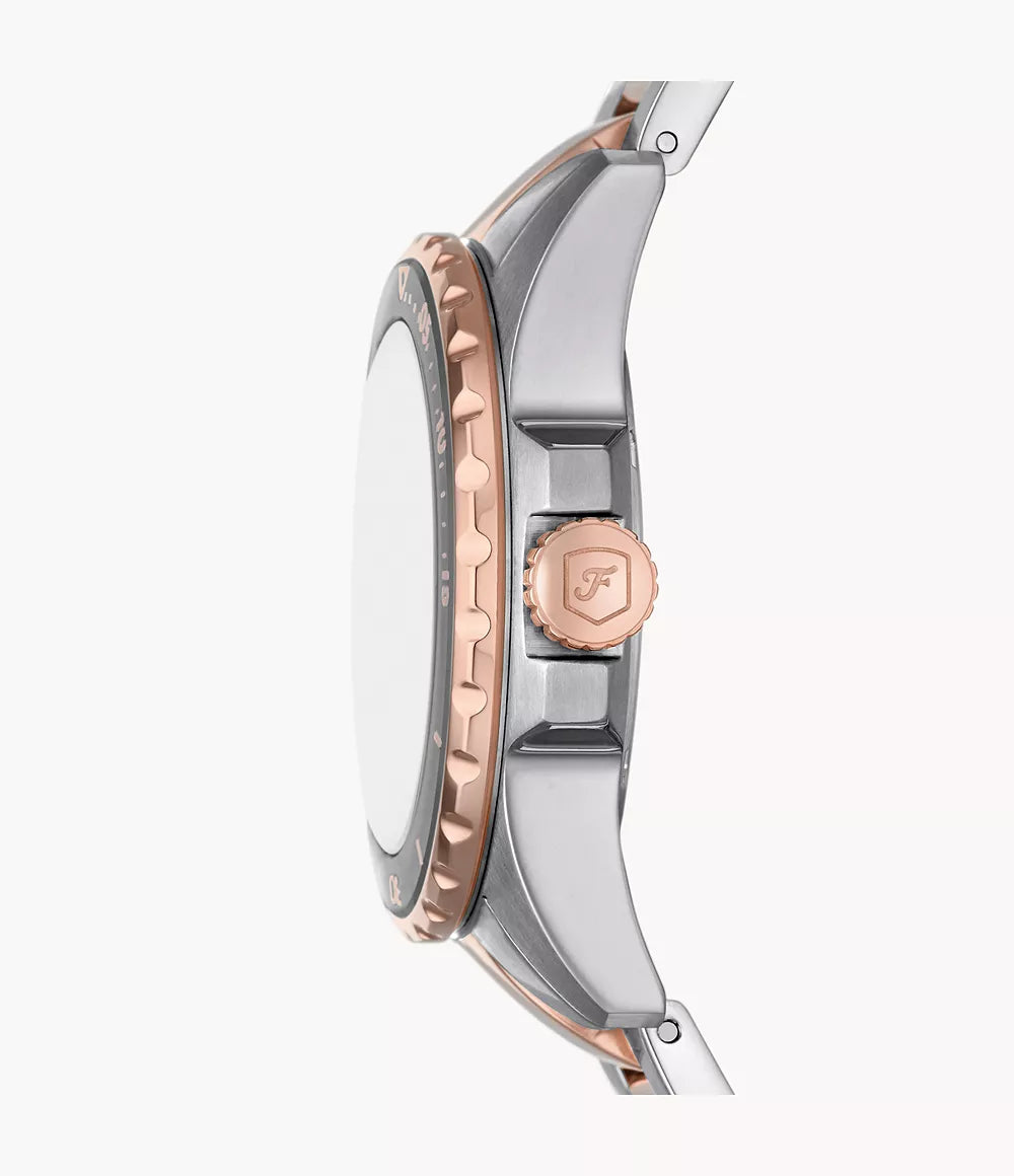 ES5348 Reloj Fossil Blue Dive de dama pulsera de metal 36 mm