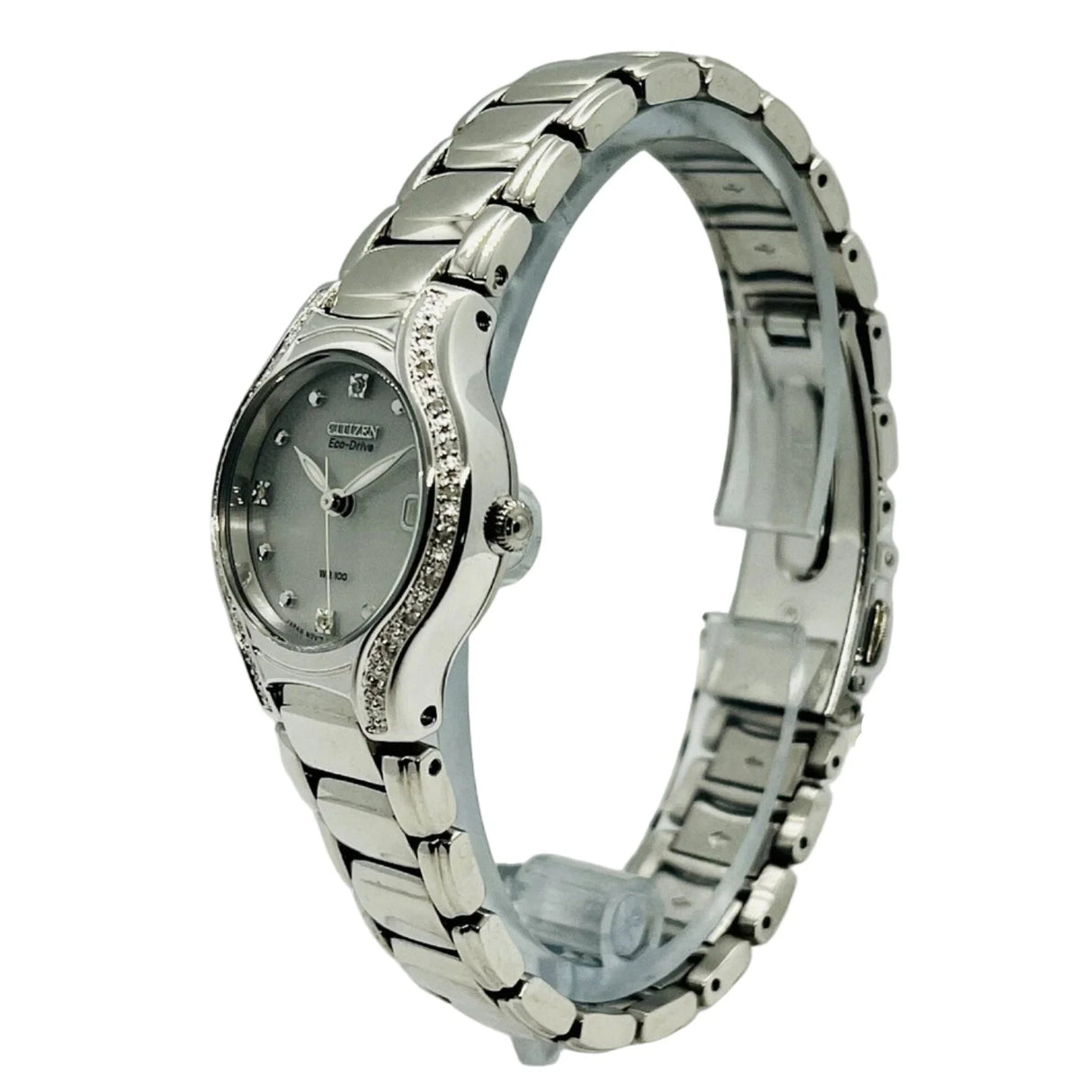 EW0970-51B Reloj Citizen Eco-Drive Silhouette de dama correa de metal