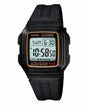 F-201WA-9A Reloj Casio para Hombre, Illuminator 10 Años de Batería