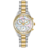 FB1444-56D Citizen Chandler Chrono de dama pulsera de metal