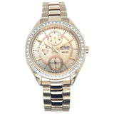 FD1063-57X Citizen Eco-Drive Champagne de mujer correa de metal
