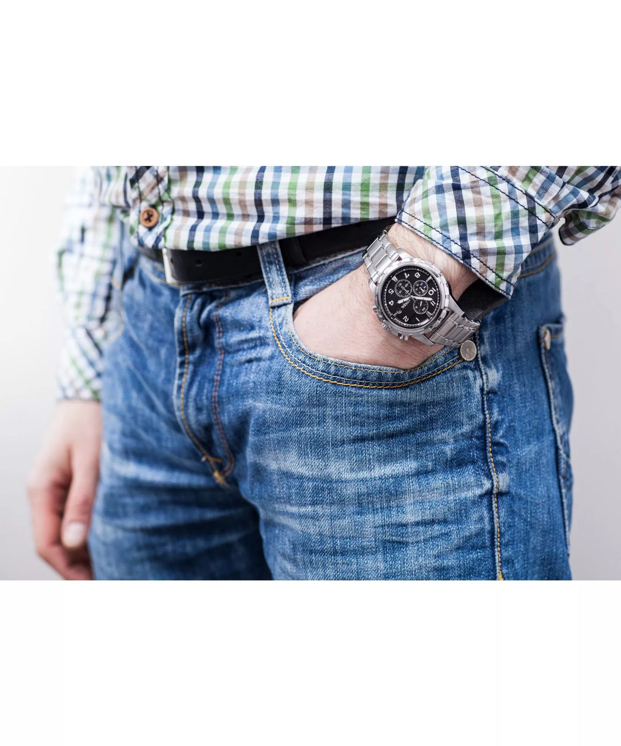 FS4542 Reloj Fossil Dean de hombre pulsera de metal 45 mm