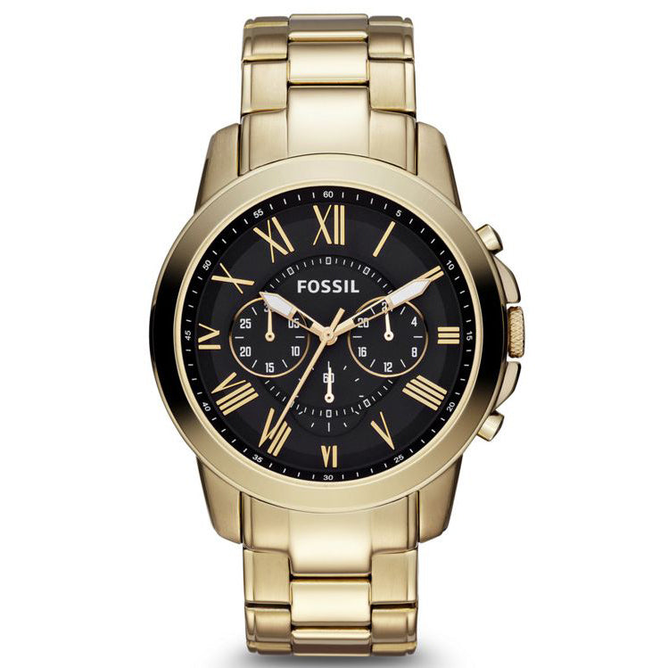 FS4815 Reloj Fossil Grant de hombre banda de metal 43 mm