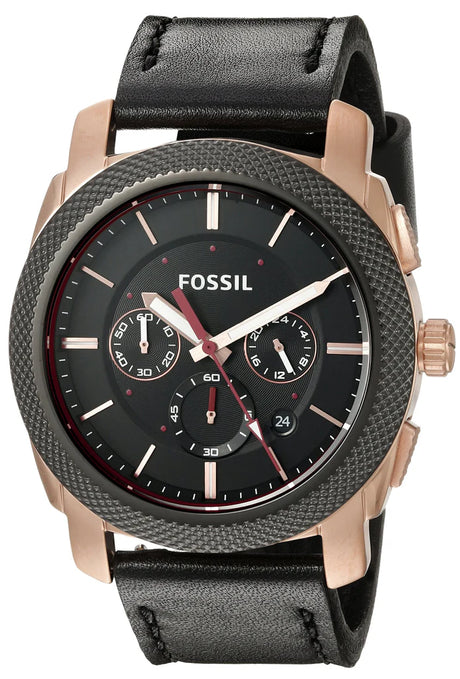 FS5120 Reloj Fossil Machine de hombre pulsera de piel 46 mm