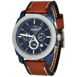 FS5232 Reloj Fossi Machine de hombre pulsera de cuero