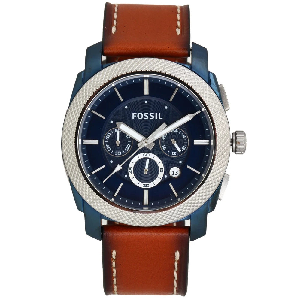 FS5232 Reloj Fossi Machine de hombre pulsera de cuero