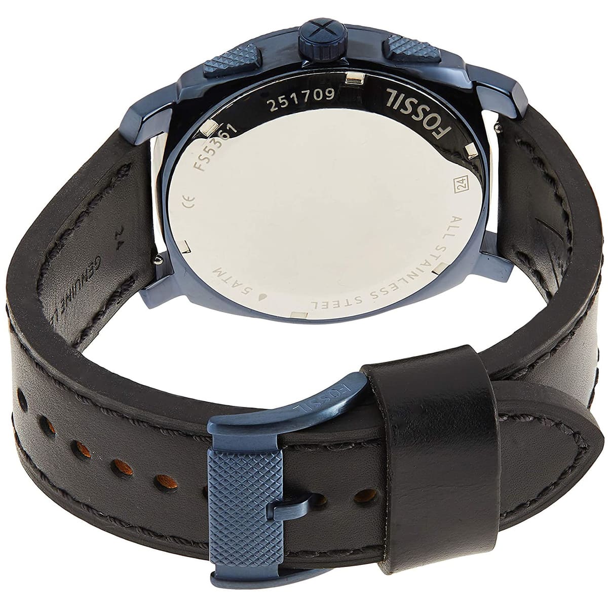FS5361 Reloj Fossil Machine de hombre banda de piel 45 mm