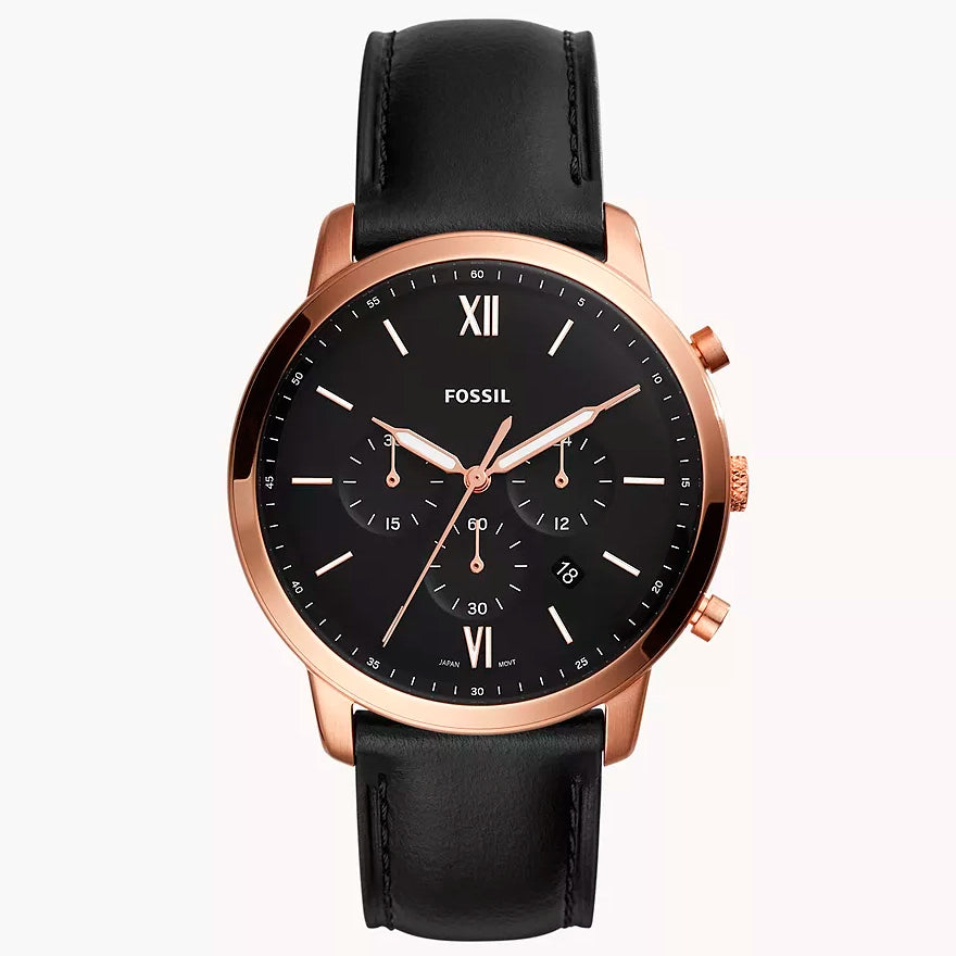 FS5381 Reloj Fossil Neutra de hombre pulsera de cuero 44 mm