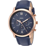 FS5454 Reloj Fossil Neutra de hombre banda de piel 44mm