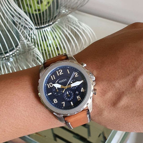 FS5602 Reloj Fossil Bowman de hombre banda de cuero 46 mm