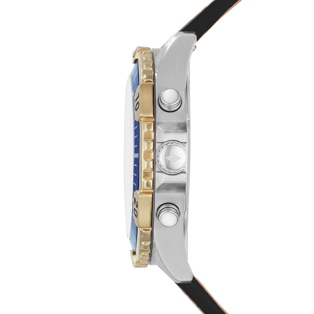 FS5625 Reloj Fossil Garrett de hombre pulsera de cuero 44mm
