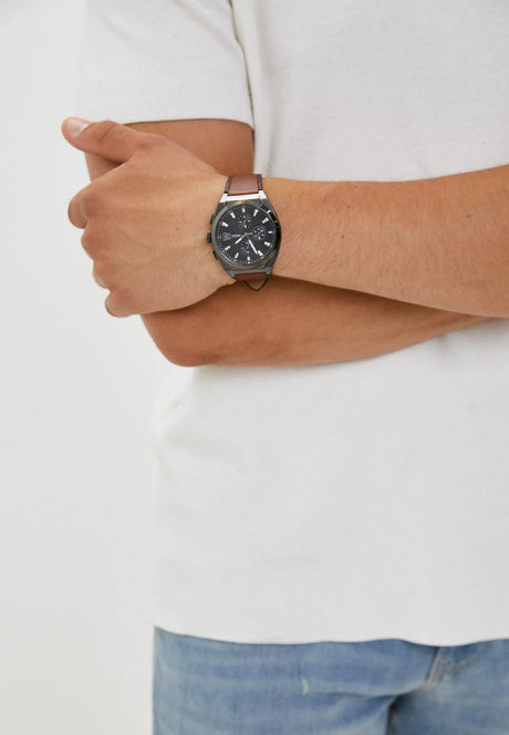 FS5799 Reloj Fossil Everett de hombre banda de piel 42 mm