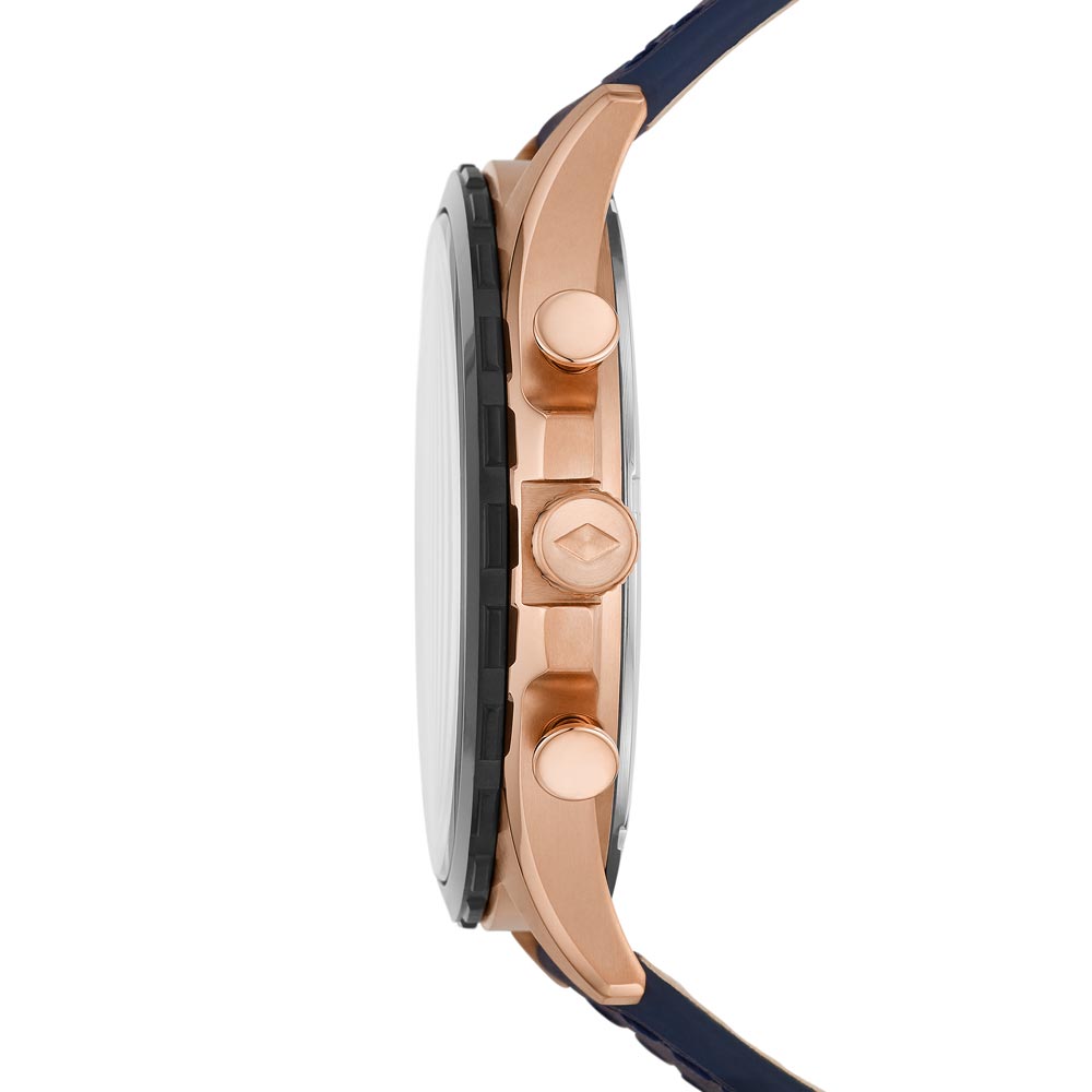 FS5814 Reloj Fossil Forrester de caballero pulsera de cuero 46mm