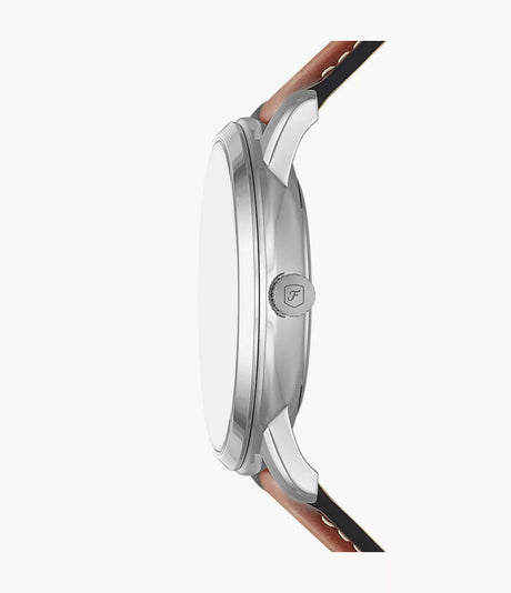 FS5903 Reloj Fossil Neutra Moonphase de hombre pulsera de cuero 42 mm