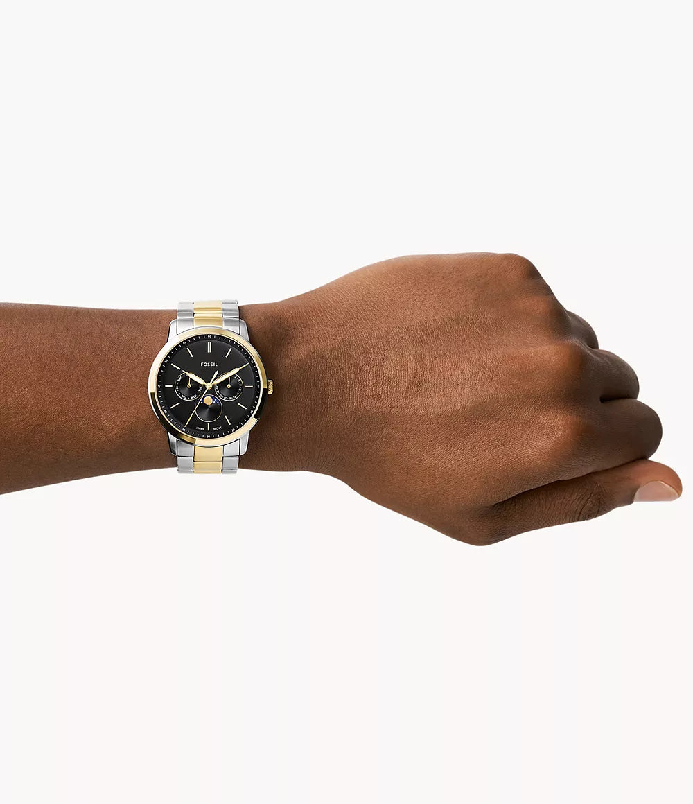 FS5906 Reloj Fossil Neutra Moonphase de hombre pulsera de metal
