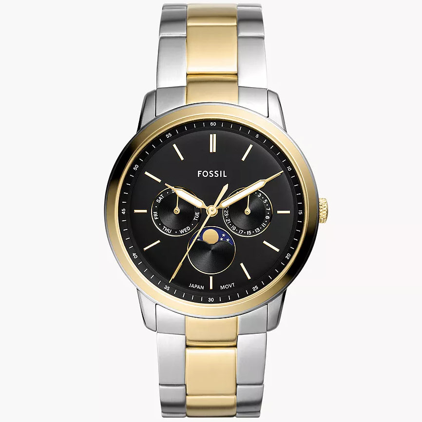 FS5906 Reloj Fossil Neutra Moonphase de hombre pulsera de metal