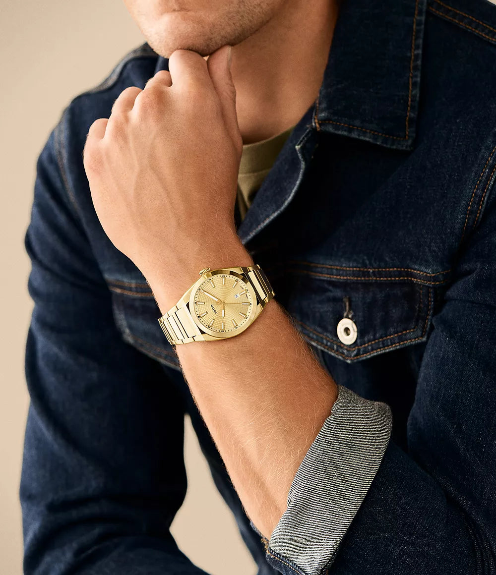 FS5965 Reloj Fossil Everett de hombre pulsera de metal 42 mm