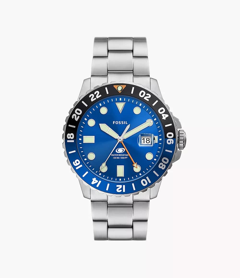 FS5991 Fossil Blue para hombre pulsera de metal Relojes