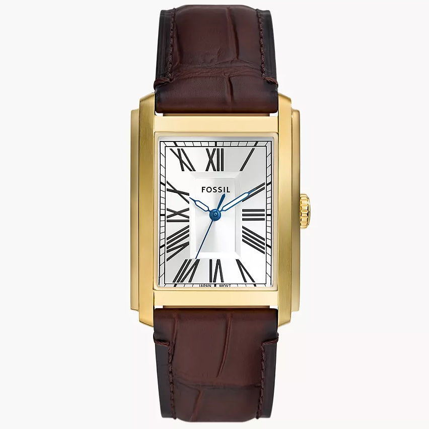 FS6011 Reloj Fossil Carraway de hombre pulsera de cuero 30 mm