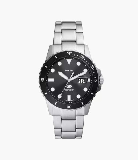 FS6032 Fossil Blue Dive para hombre pulsera de metal