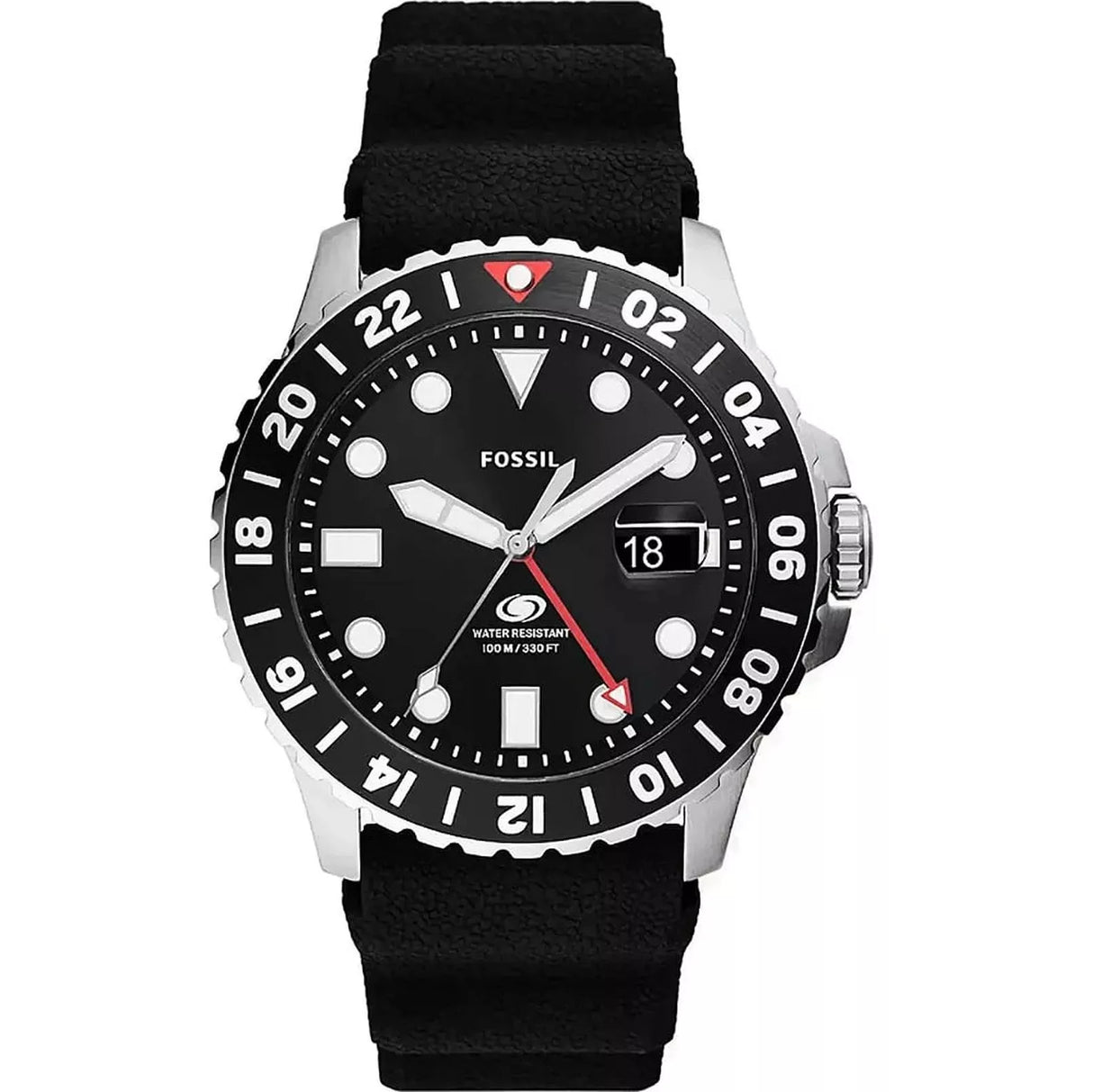 FS6036 Reloj Fossil Blue GMT de caballero pulsera de resina