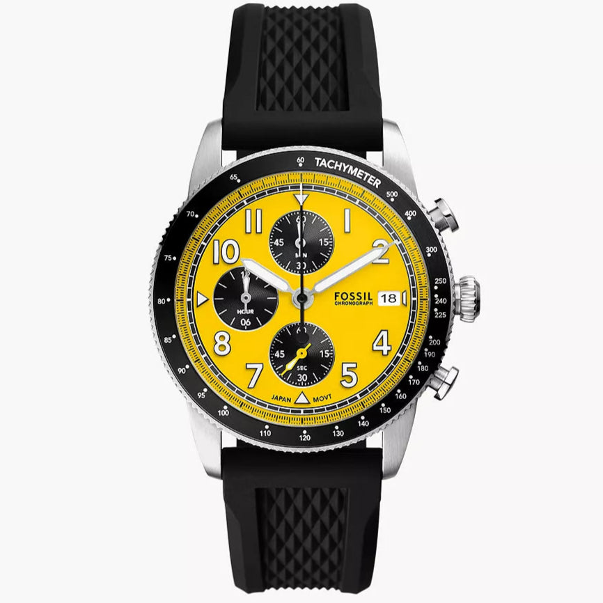 FS6044 Reloj Fossil Sport Tourer de caballero correa de resina 42 mm
