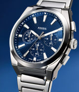 FS6104 Reloj Fossil Everett de caballero correa de metal 44mm