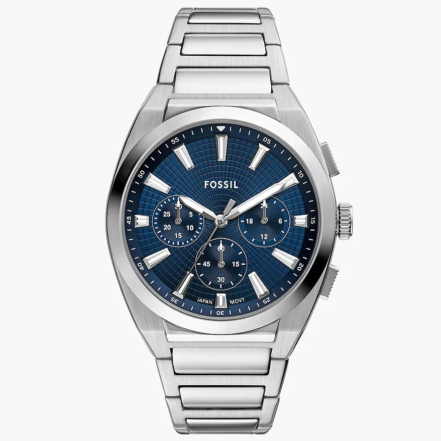 FS6104 Reloj Fossil Everett de caballero correa de metal 44mm