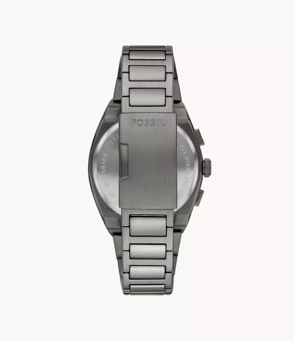 FS6107 Reloj Fossil Everett Smoke de hombre banda de metal 44 mm