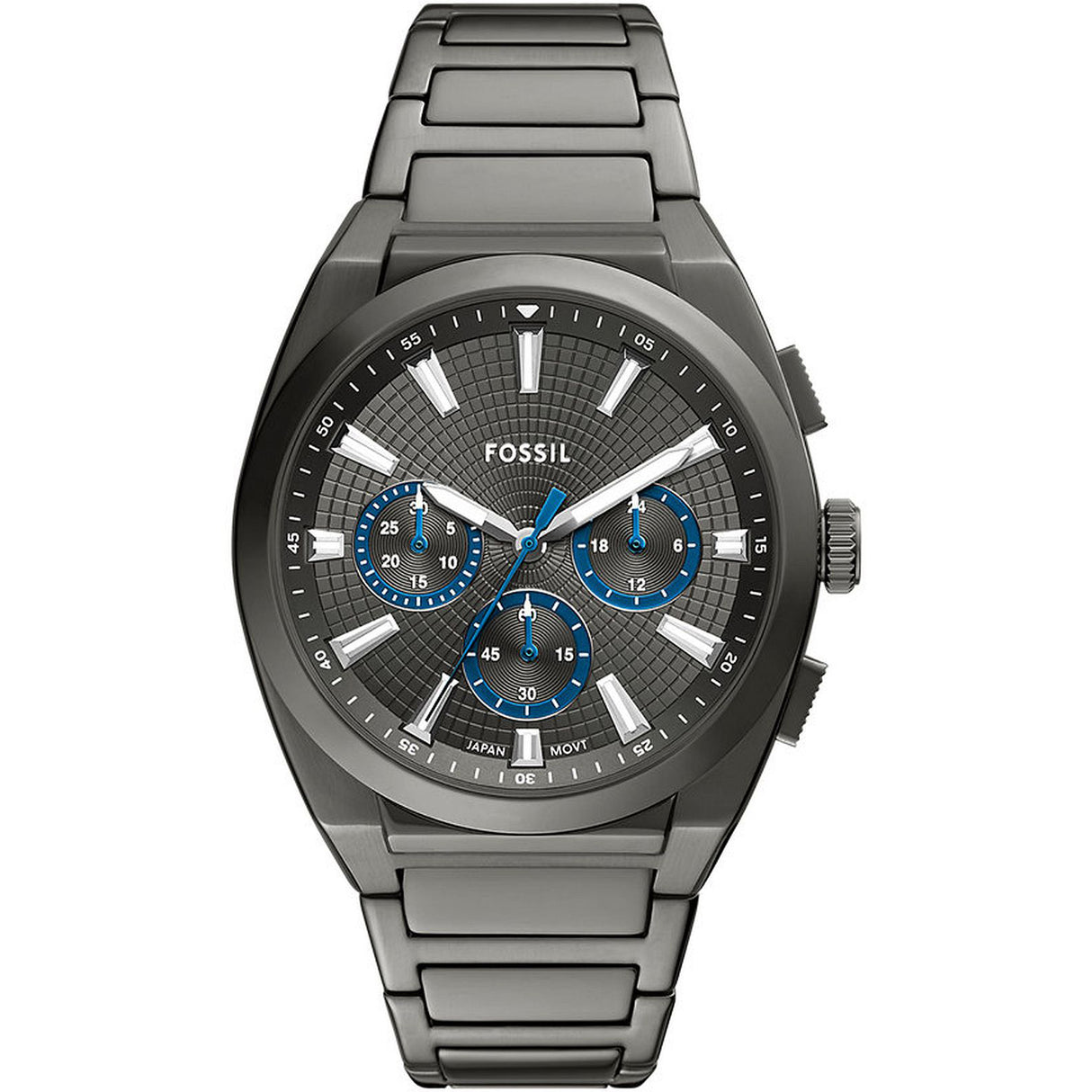 FS6107 Reloj Fossil Everett Smoke de hombre banda de metal 44 mm