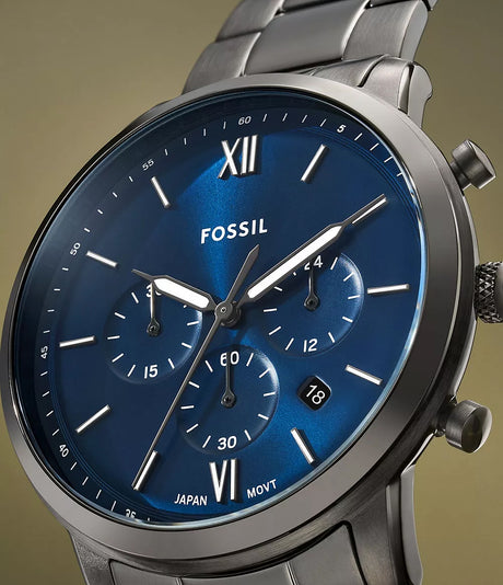FS6111 Reloj Fossil Neutra de caballero pulsera de metal 44 mm