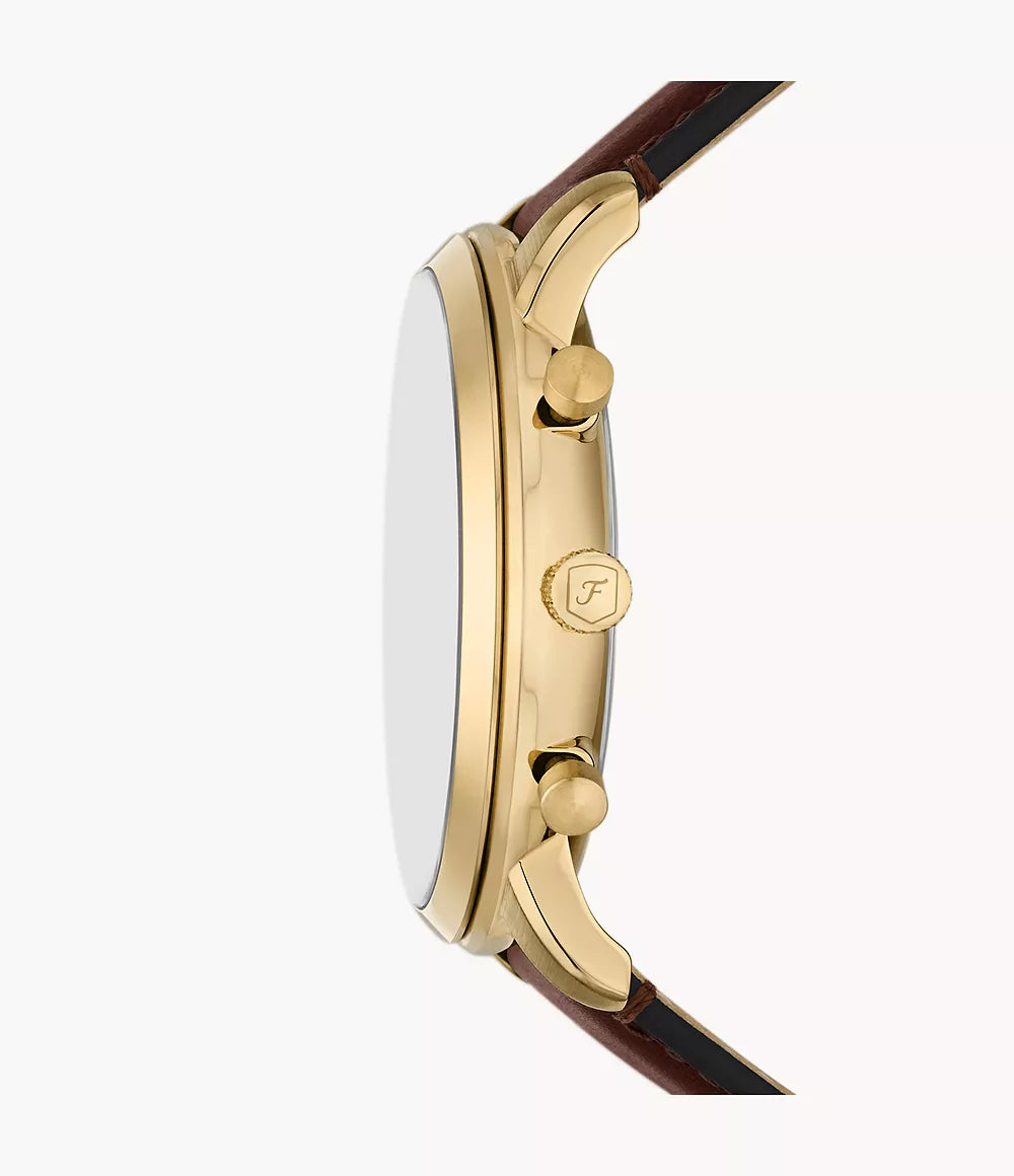 FS6113 Reloj Fossil Neutra de hombre banda de piel 44 mm