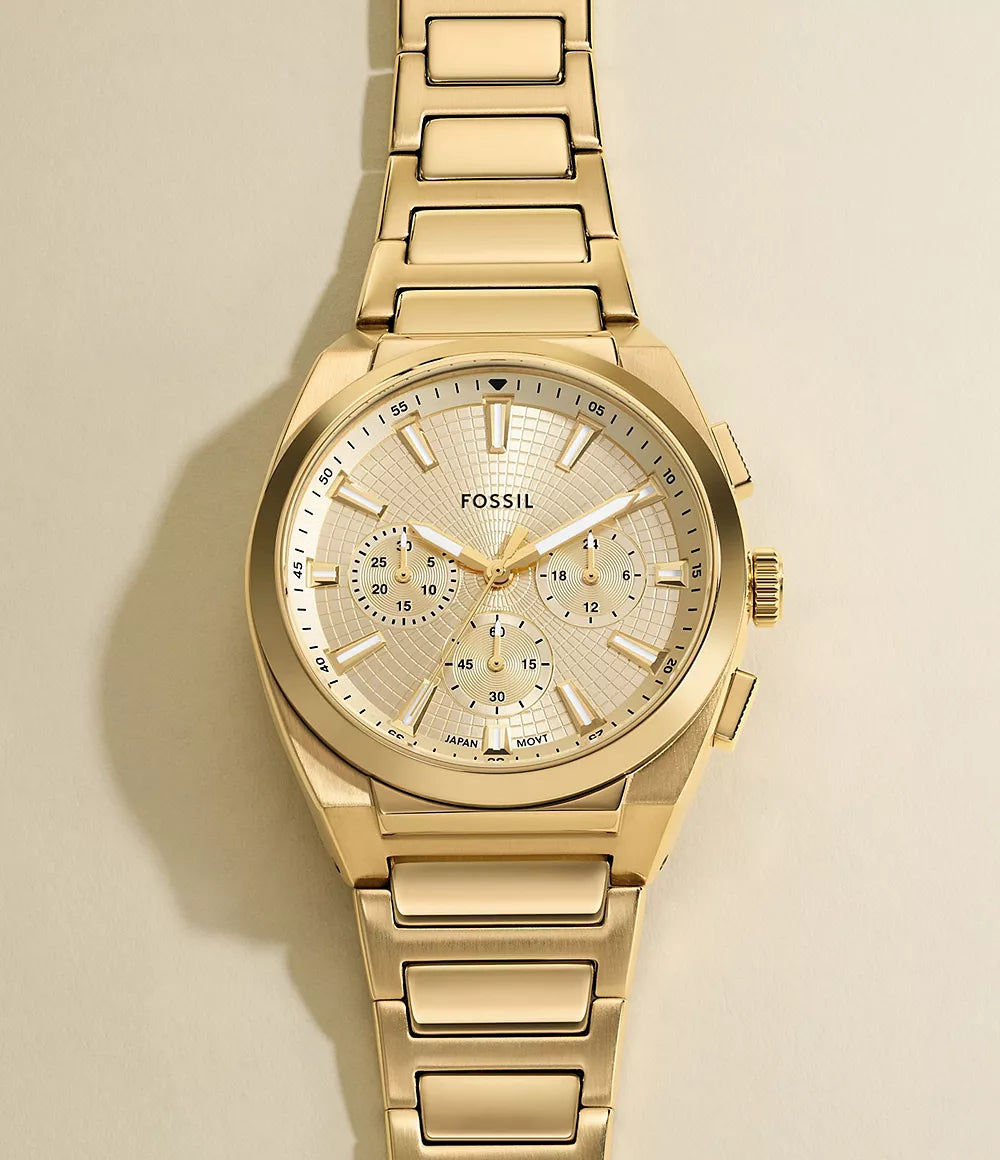FS6119 Reloj Fossil Everett de hombre pulsera de metal 44 mm