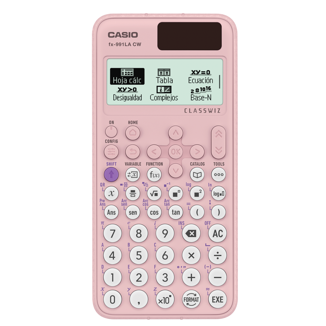 FX-991LACW-PK Calculadora científica Casio color rosado