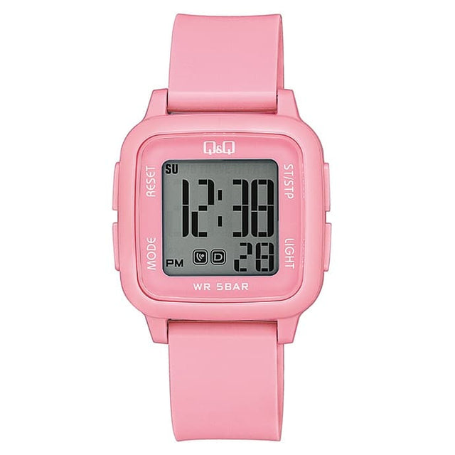 G02A-006VY Reloj QQ para señorita con pulsera de caucho digital