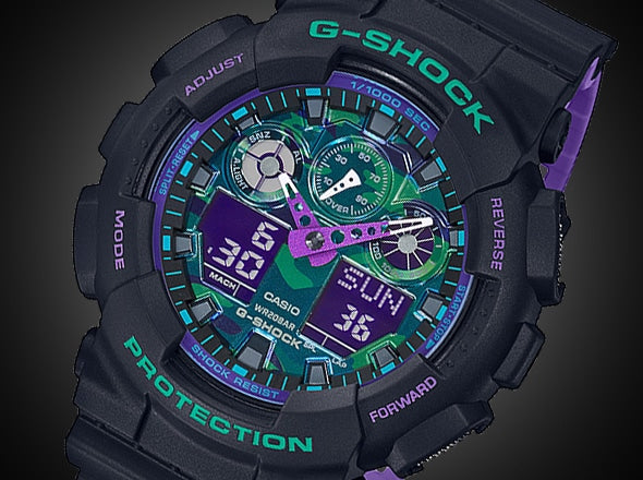 GA-100BL-1A Reloj G-Shock para Hombre