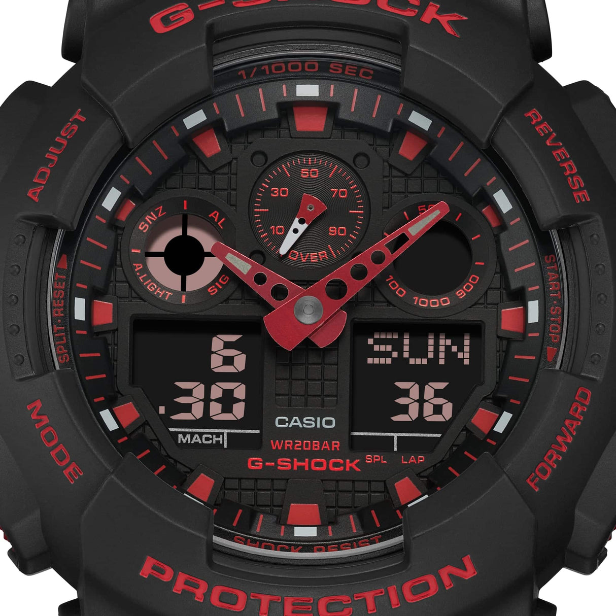 GA-100BNR-1A Reloj G-Shock para Hombre