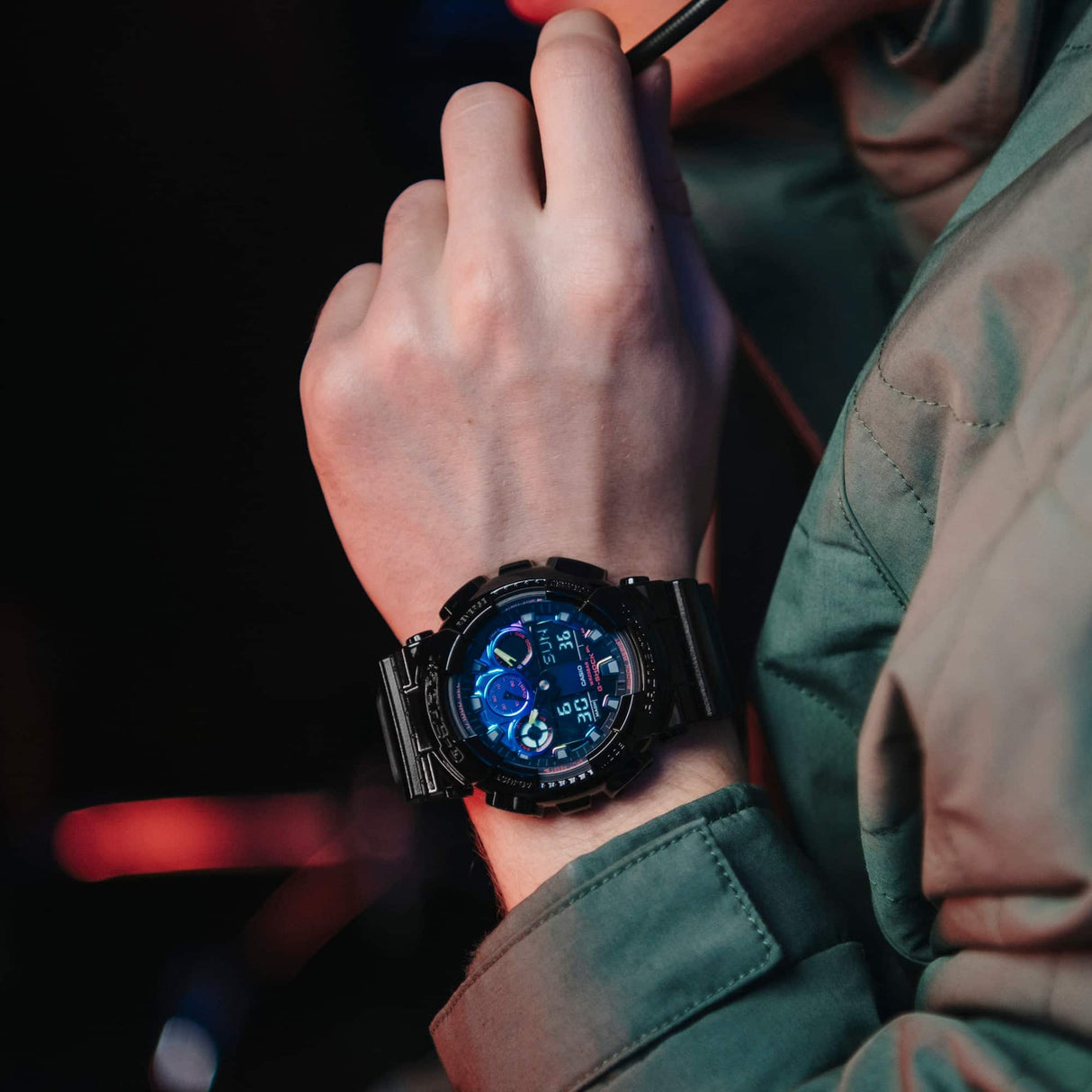 GA-100RGB-1A G-Shock Reloj para Hombre