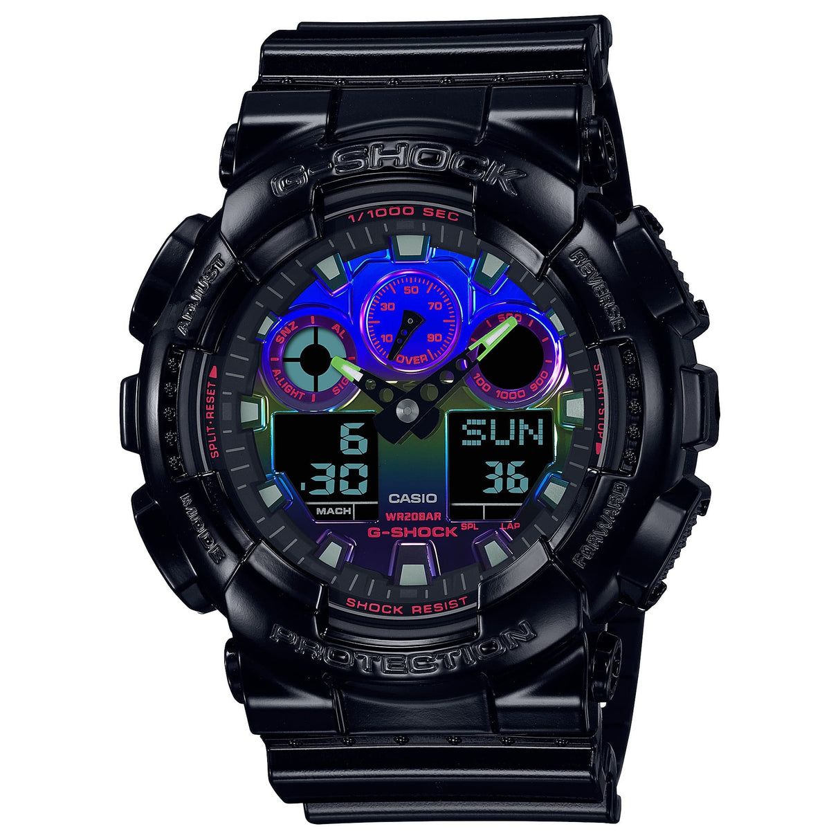 GA-100RGB-1A G-Shock Reloj para Hombre