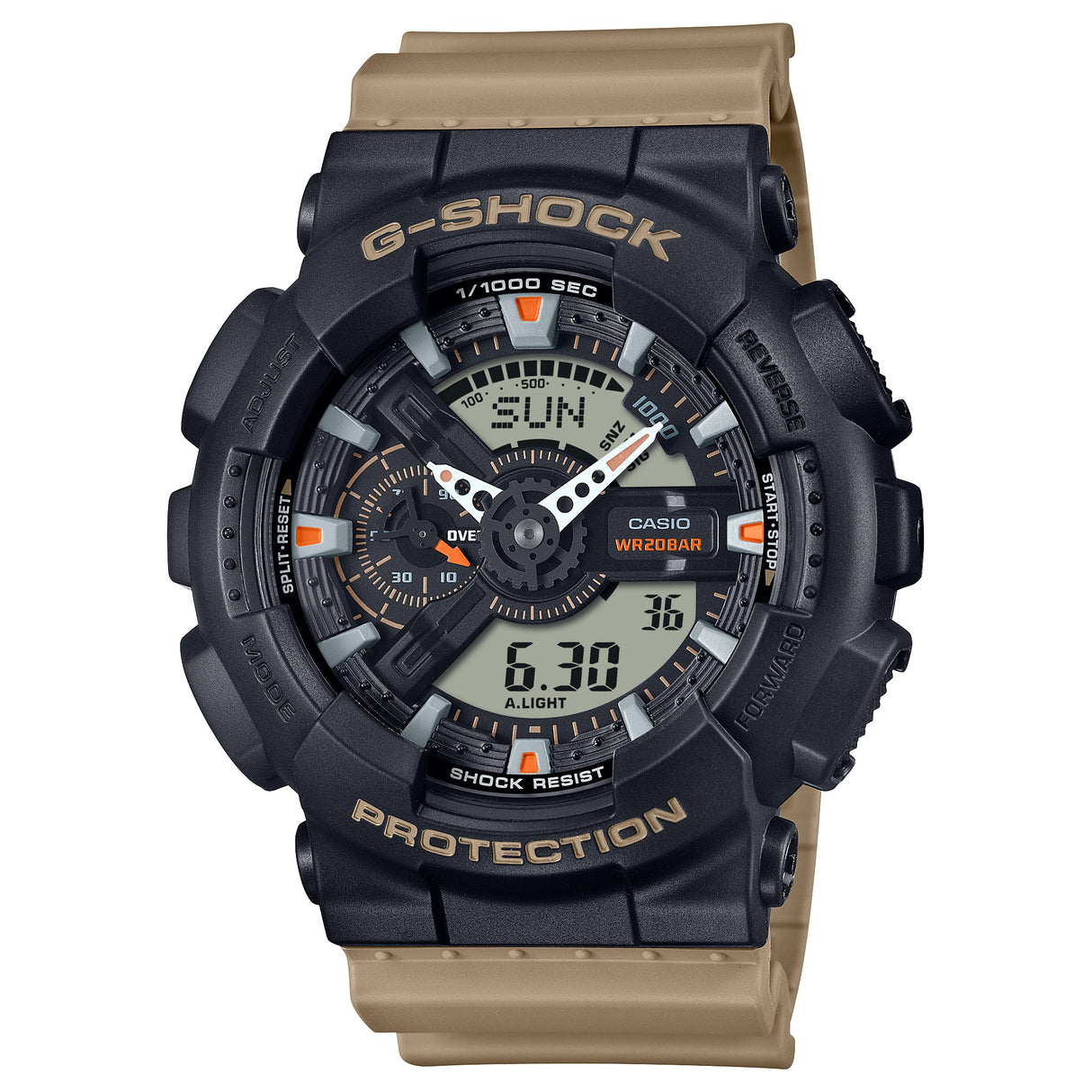 GA-110TU-1A5 G-Shock reloj para caballero correa de caucho