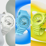 GA-2100-9A9 Reloj G-Shock Classic de hombre pulsera de caucho 48 mm