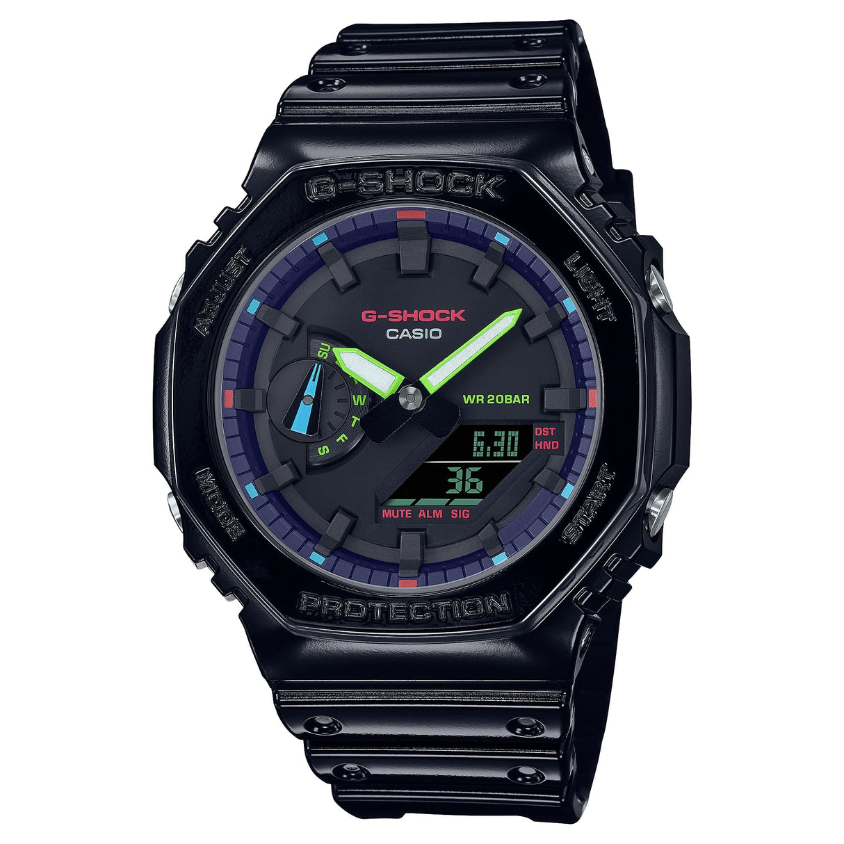 GA-2100RGB-1A G-Shock Reloj para Hombre