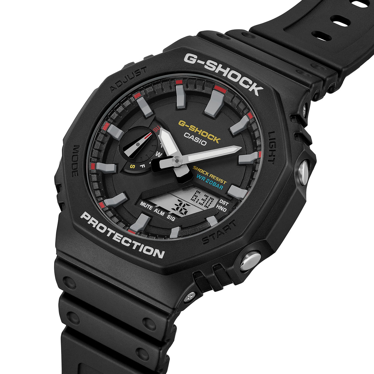 GA-2100RL-1A Reloj de caballero G-Shock pulsera de resina
