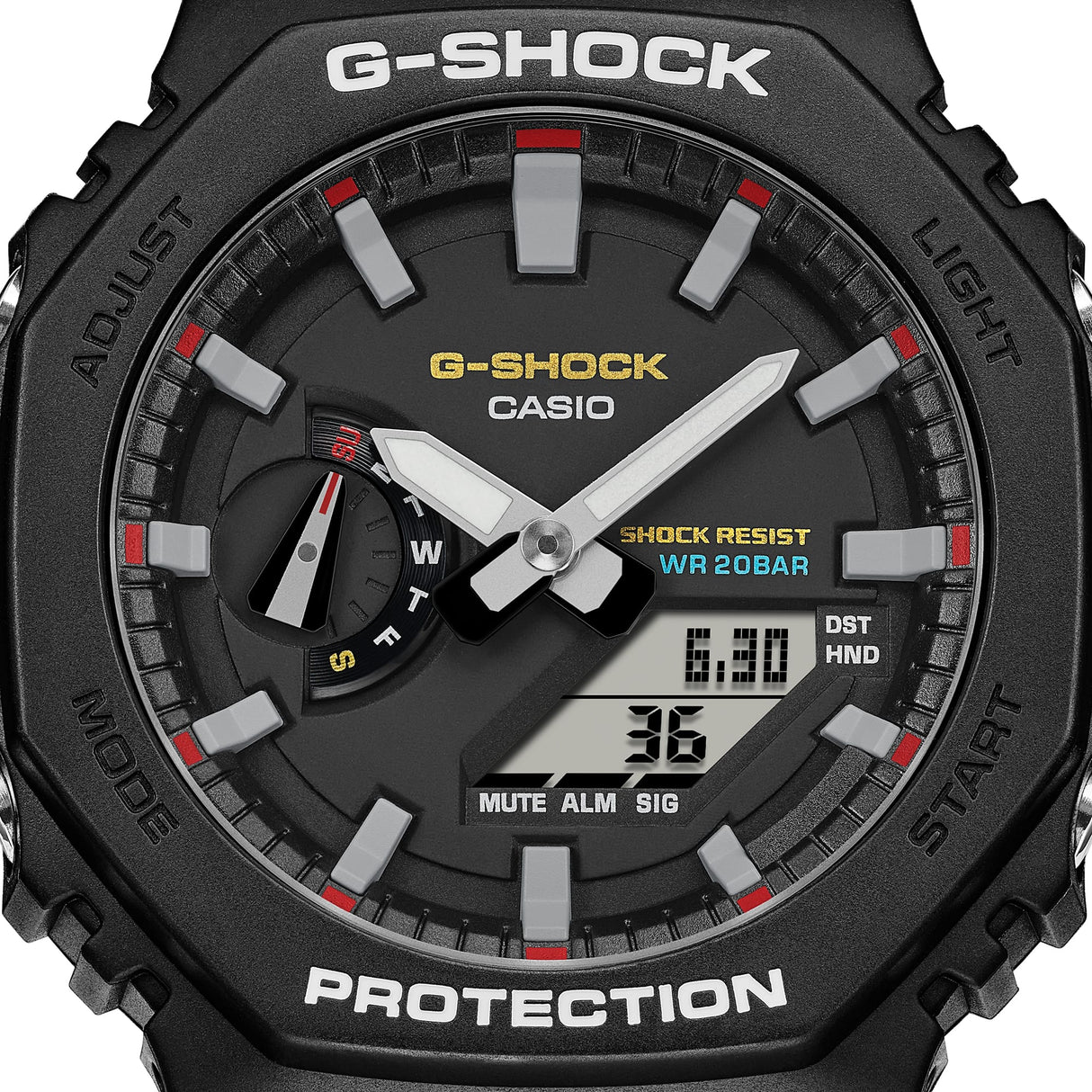 GA-2100RL-1A Reloj de caballero G-Shock pulsera de resina