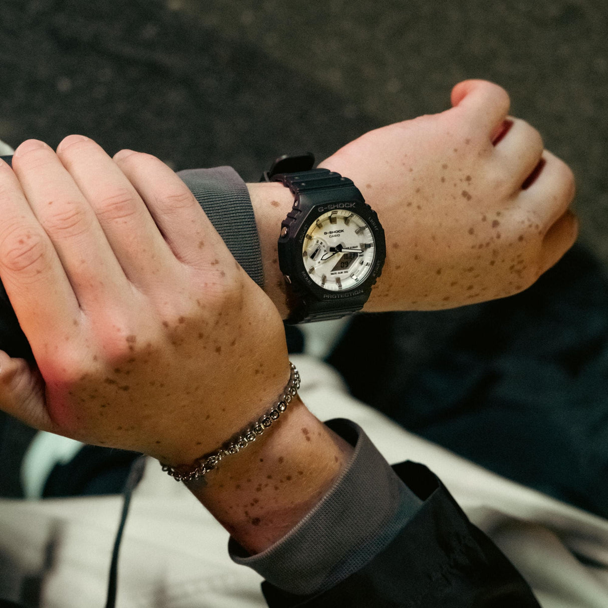 GA-2100WD-1A G-Shock reloj para caballero pulsera de caucho