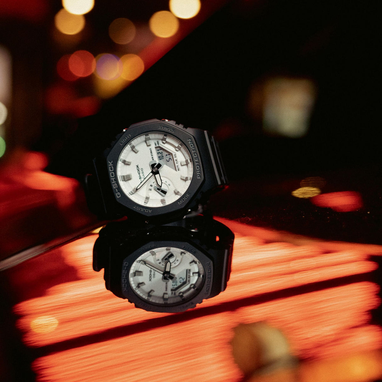 GA-2100WD-1A G-Shock reloj para caballero pulsera de caucho