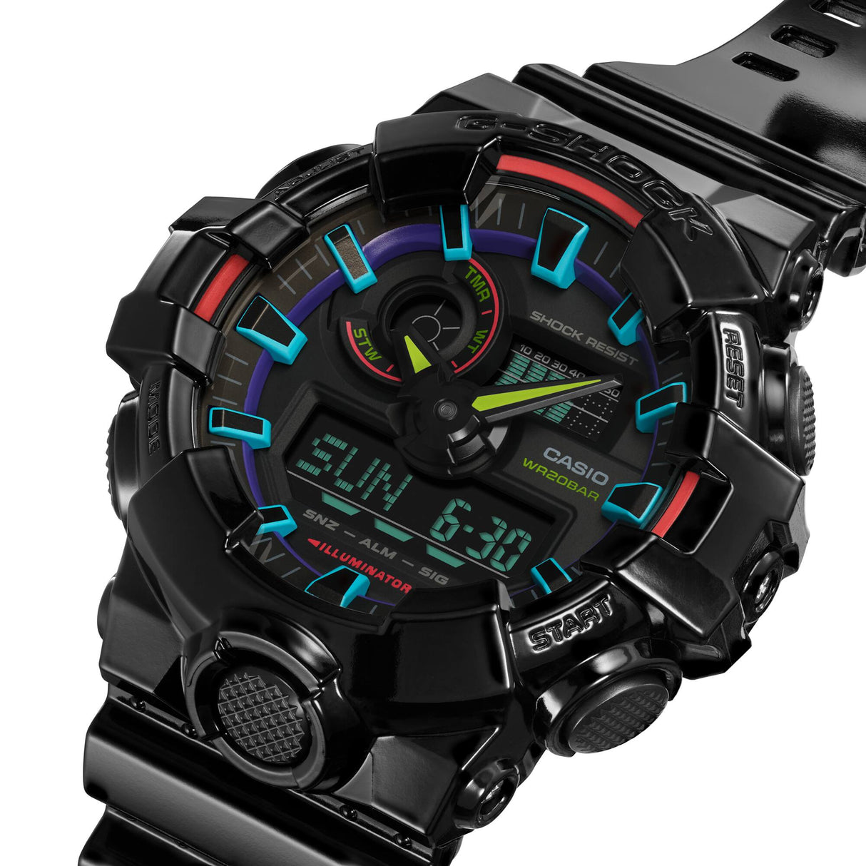 GA-700RGB-1A G-Shock Reloj para Hombre