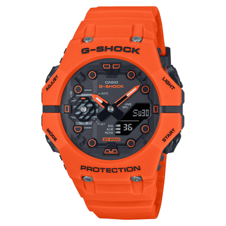 GA-B001FL-4A G-Shok reloj con conexion bluetooth para caballero correa de resina