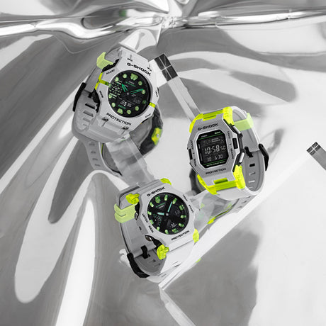 GA-B001MW-8A Reloj G-Shock de caballero pulsera de caucho